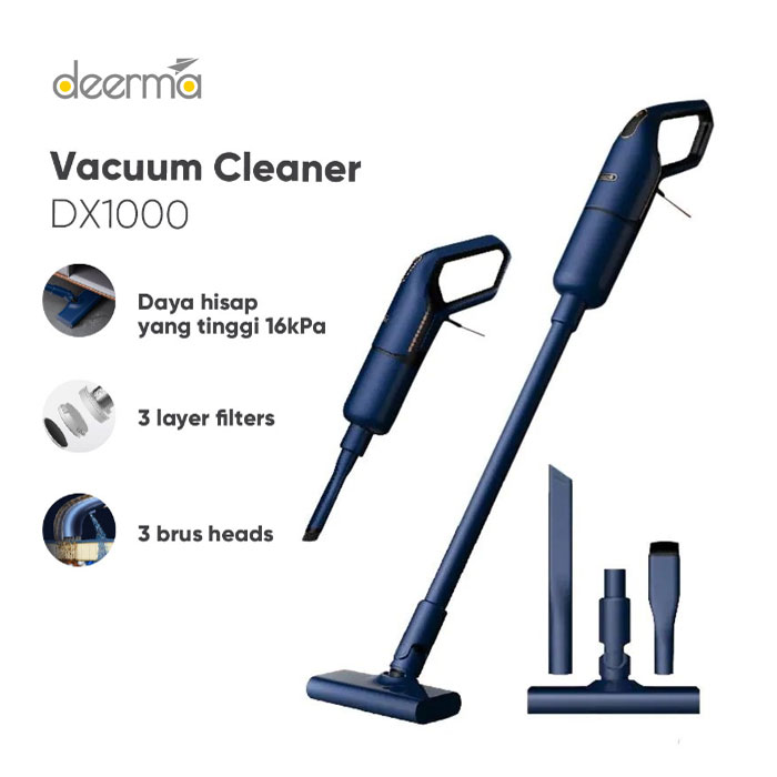 Deerma Handheld Portable Vacuum Cleaner Penghisap Debu - DX1000